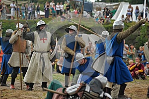 Medieval battle of the 13th century