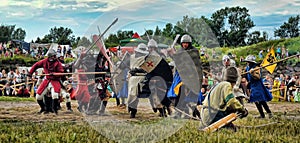 Medieval battle of the 13th century