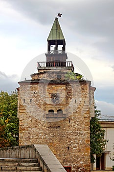 Medieval battle tower