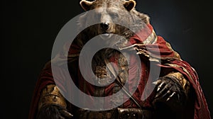 Medieval Bear In Renaissance University Costume - Hd Wallpapers And Images