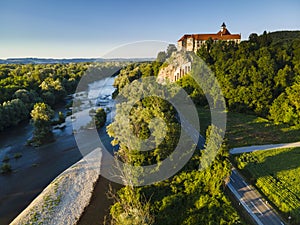 Medieval Borl Castle in Slovenia. Gestapo Prison During the World War Two