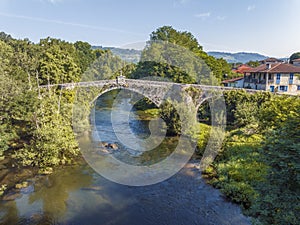 Medieval Bridge of San Clodio, Ourense photo