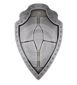 Medieval brushed shield