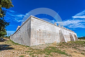 Medieval building Maskovica Han in Croatia