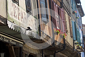 Medieval buildings in Mirepoix