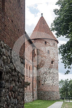 Bytow teutonic castle on Kashubia, Poland