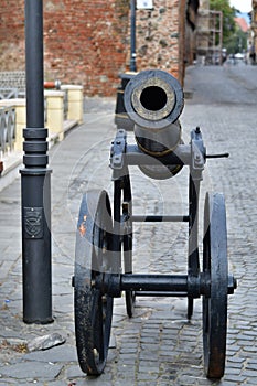 Medieval cannon at the Sibiu fortress 1