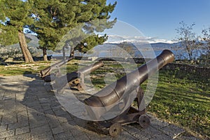 Medieval Cannons in the castle of Ioannina, Epirus