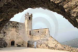 Medieval Castel Beseno of Italy