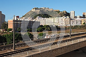 The Medieval castle of Alicante