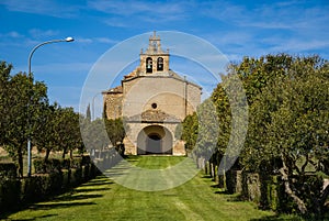 Medieval castle in Almenar, Soria, Castilla y Leon, Spain photo