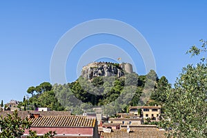 Medieval castle of Begur in Girona