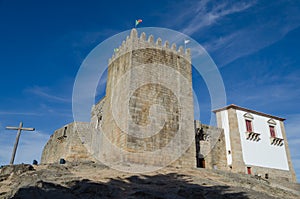 Medieval castle of Belmonte, Guarda district. Portugal