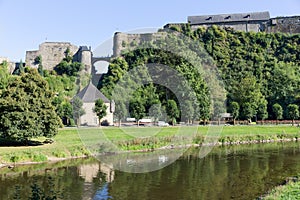 Medieval Castle of Bouillon in Belgian Ardennes