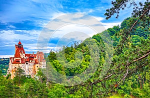 The medieval Castle of Bran known for the myth of Dracula