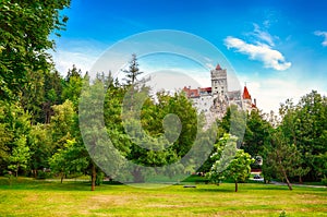 The medieval Castle of Bran known for the myth of Dracula