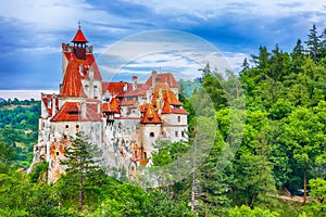 The medieval Castle of Bran known for the myth of Dracula