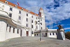 Medieval castle  in Bratislava, Slovakia