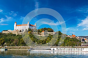 Medieval castle  in Bratislava, Slovakia