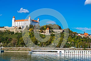 Medieval castle  in Bratislava, Slovakia