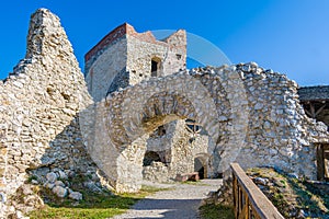 Medieval castle Cachtice, the historic residence of the famous Bathory