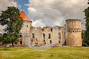 Medieval castle. Cesis. Latvia