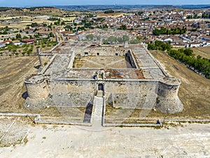 Medieval Castle of Chinchon, province of Madrid
