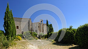 Medieval castle church at Saint Saturnin-les-Apt