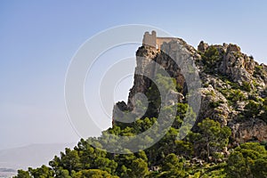 The medieval castle of Cieza, province of Murcia, Spain