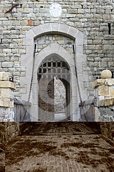 Medieval Castle Drawbridge photo