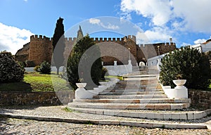 Medieval castle in Estremoz, Portugal.