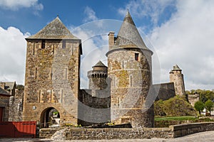 Medieval castle of Fougeres