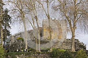 Medieval castle in Galicia Spain photo