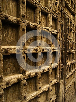 Medieval castle gate