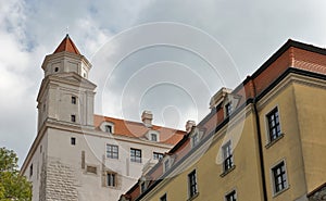 Středověký hrad v Bratislavě, Slovensko.