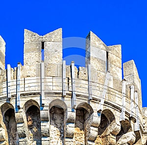 Medieval castle of the Hospitaller Knights on the island of Rhodes, Greece