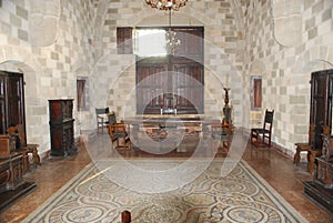 Medieval castle inside