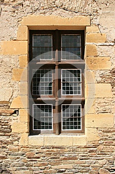 medieval castle in jumilhac-le-grand - france photo