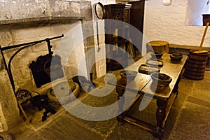 Medieval castle kitchen