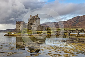 Medieval castle on the lake