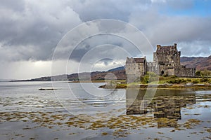 Medieval castle on the lake