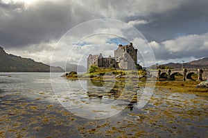 Medieval castle on the lake