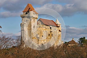 Medieval Castle Liechtenstein in Lower Austria
