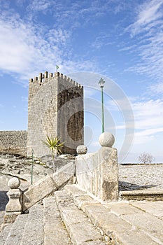 Medieval castle in Linhares da Beira Historical Village