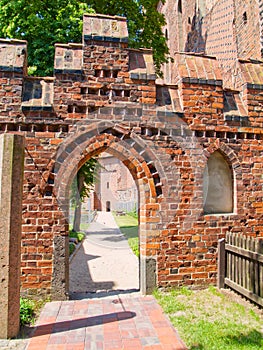 Medieval castle in Malbork