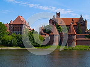 Medieval castle in Malbork