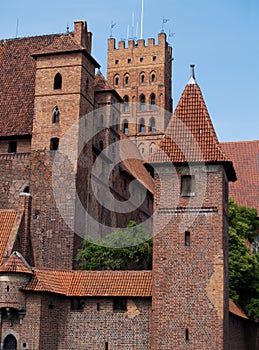 Medieval castle in Malbork
