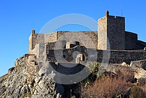 The medieval castle in Marvao, Portalegre, Alentejo, Portugal.