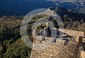 The medieval castle in Marvao, Portalegre, Alentejo, Portugal.