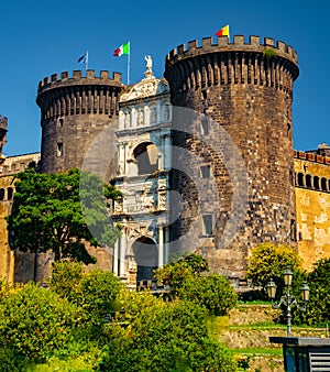 The medieval castle of Maschio Angioino